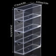 thumbnail image 3 of CNKOO Acrylic Sunglasses Case Storage Box 4 Layers Dustproof Stackable Display Holder for Glasses  Accessories  Cosmetic Tabletop Display Organizer Holder  Use Horizontally or Vertically, 3 of 9