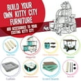 thumbnail image 6 of Kitty City Indoor Mega Kit Cat Furniture, Cat Scratcher, 6 of 16