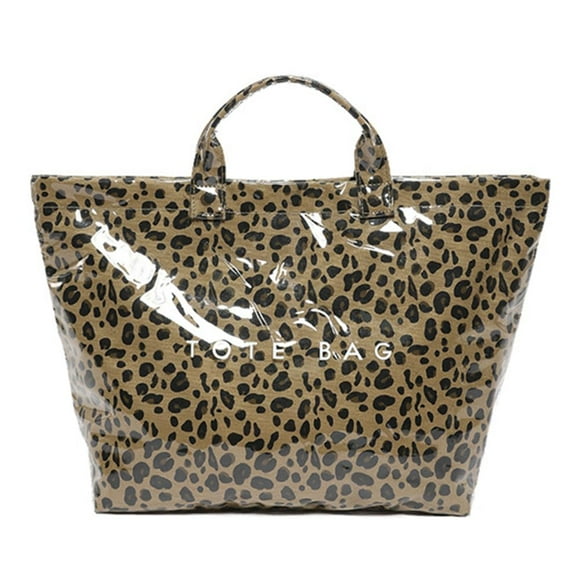 Bolsa BBIQI con estampado de guepardo de PVC con estampado de leopardo para mujer
