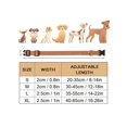 thumbnail image 2 of Reflective Paw Print Decor Nylon Pet Collar For Large/medium/small Dogs, Adjustable Size, 2 of 4