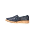 thumbnail image 3 of ALPARGATA ZAPATOS CASUALESES CASUALES GIUSTO MUJER DAMA AZUL MARINO PIEL 10903 LEON 10903p, 3 of 3