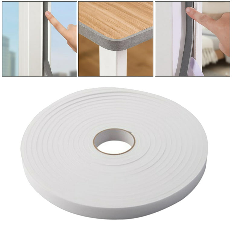 Foam Insulation Tape, Self Adhesive Weather for Cars, - 5mm White