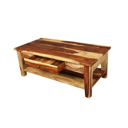 Porter International Designs Taos Solid Sheesham Coffee Table Porter International Designs Taos Solid Sheesham Coffee Table With Storage Drawer India