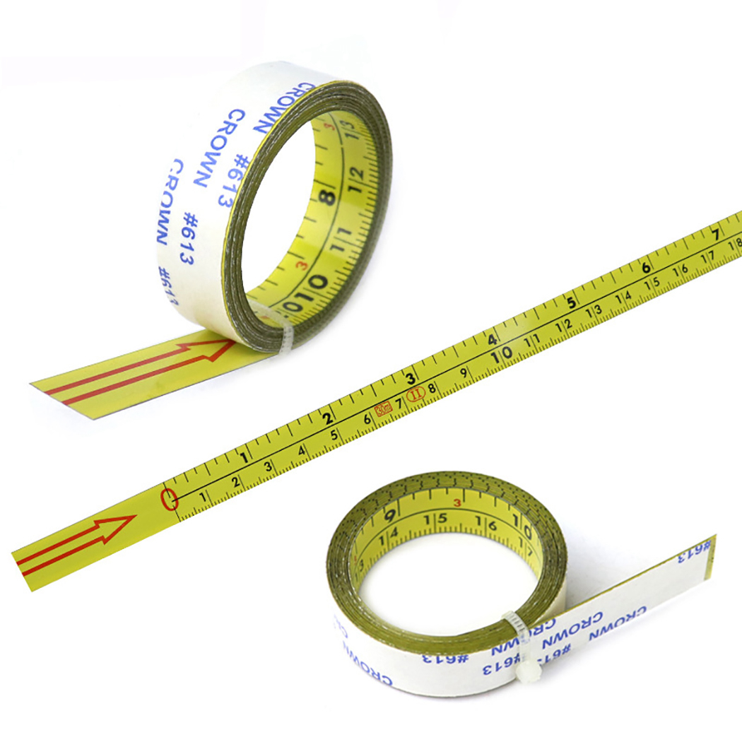 6.56ft Adhesive Measuring Tape Left to Right Portable Tape Measure Tape Ruler