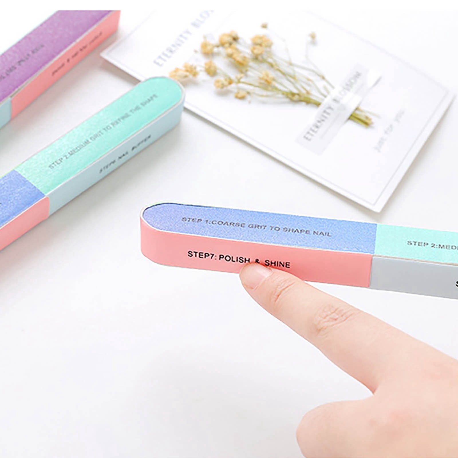 Nail Filers for Acrylic Nails Emery for Toenails Nail Sanding Bands 80 Curved Nail File for Gel Nails Nail Fillers 100/180 Acrylic Nail Filler Belle E File Nail Buffing for Dip Mini Nail File 240/240