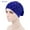 Royal Blue, variant on Vintage Muslim Turban with Rhinestone Elastic Headscarf Hijab Hair Loss Beanie