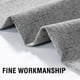 thumbnail image 5 of Cortinas 100 % opacas con aspecto de lino, 84 pulgadas de largo para dormitorio, con bolsillo para barra de bloqueo de luz, cortinas gruesas con textura de lino para ventana con respaldo blanco, natural, 2 paneles, gris paloma, 52 pulgadas de ancho x 95 pulgadas de largo, 5 of 5