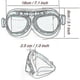 thumbnail image 2 of Motocross Goggles, Steampunk Vintage Aviator Style Pilot Motorcycle Cruiser Scooter Goggle Biker Racer Cruiser Touring Helmet Half Helmet, 2 of 5