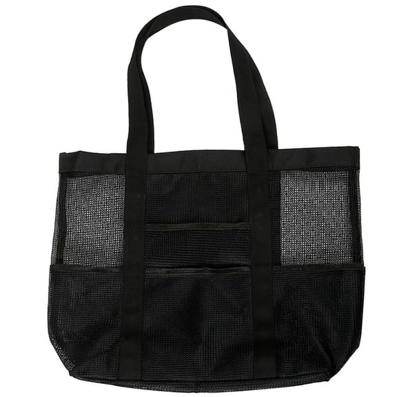 Portable Travel Mesh Handbag Summer Swimming Beach Bag Sports Handheld Mesh Bag