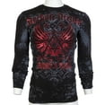 thumbnail image 5 of Archaic By Affliction Mens Long Sleeve Thermal  Shirt ACHILLES Crewneck, 5 of 8