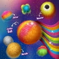 thumbnail image 2 of Piano Potato Diy Bouncy Ball Kit, Glow in the Dark Party Favor Set with 7 Colors & 5 Molds for Kids Ages 8-12, Makes 30 Pieces, 2 of 8