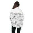 thumbnail image 3 of Women Winter Scarves Fashion Pashmina Shawl Wraps Long Blanket Scarf for Fall Spring Line Palm Tree Mountains, 3 of 10