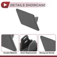 thumbnail image 3 of Unique Bargains Front Bumper Headlight Washer Nozzle Cover Cap No.61677892648 Bumper Trim Nozzle Cover for BMW 335i xDrive 09-11 3.0L L6 - Gas Unpainted Plastic 1 Pc, 3 of 6