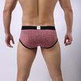 thumbnail image 3 of Mens Bikini Briefs, Men's Big Pouch Briefs Sexy Bulge Underwear High Stretch Breathable Moisture-Wicking Mens Bikini Under Panties S-XL, 3 of 8