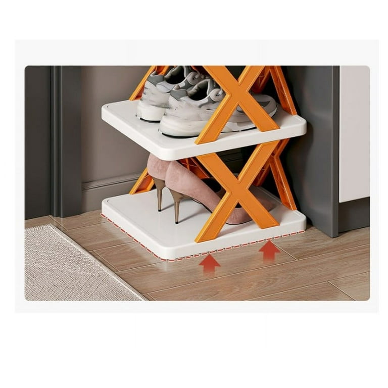 6/7/8-layer Shoes Shelf, Floor Standing Shoes Storage Rack, Simple  Assembled Shoes Storage Organizer Rack, Stackable Space Saving Narrow Shoes  Shelf, For Doorway Entrance Entryway, For Home Living Room Office Dorm -  Temu