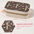 thumbnail image 5 of Easter Luxurious Velvet Travel Organizer Box with Removable Compartment - Ideal Gift for Jewelry Lovers, Necklace Holders, 5 of 7