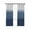 Navy Blue, variant on Burnt Orange Beige Ombre Blackout Curtains, Light Blocking Print Window Curtains, Modern Abstract Art Texture Thermal Insulated Window Drapes for Living Room Kitchen Cafe 2 Panels, 84"W x 84"L