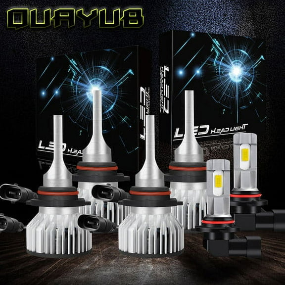 Para For Chevy Silverado 1500 2500 HD 2004 2005 2006 Combo LED faro   luces antiniebla 6x