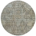 thumbnail image 2 of Radici USA 3746 Pristine Transitional Beige Oriental Damask Area Rug (7'10" Round), 2 of 2