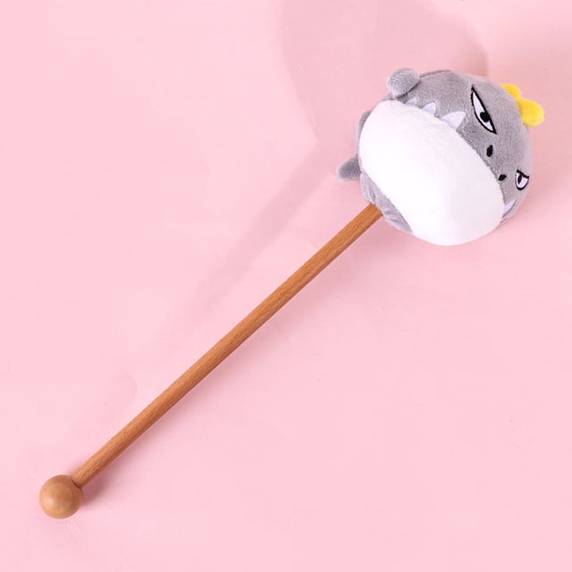 Martillo de masaje, palo de martillo, caricatura, lindo martillo de peluche, pequeño martillo para cuello, hombro, pierna meridiana, martillo de mano para espalda, artefacto