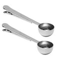 thumbnail image 1 of Miangastore 2 Pcs Stainless Steel Coffee Tea Spoon with Bag Clip Measuring Tablespoon Milk and Powder Tablespoon, 1 of 8