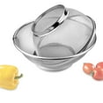 thumbnail image 5 of Yirtree Stainless Steel Rice Washing Bowl, Versatile 3-In-1 Colander and Kitchen Strainer for Rice, Vegetables & Fruit, 5 of 8