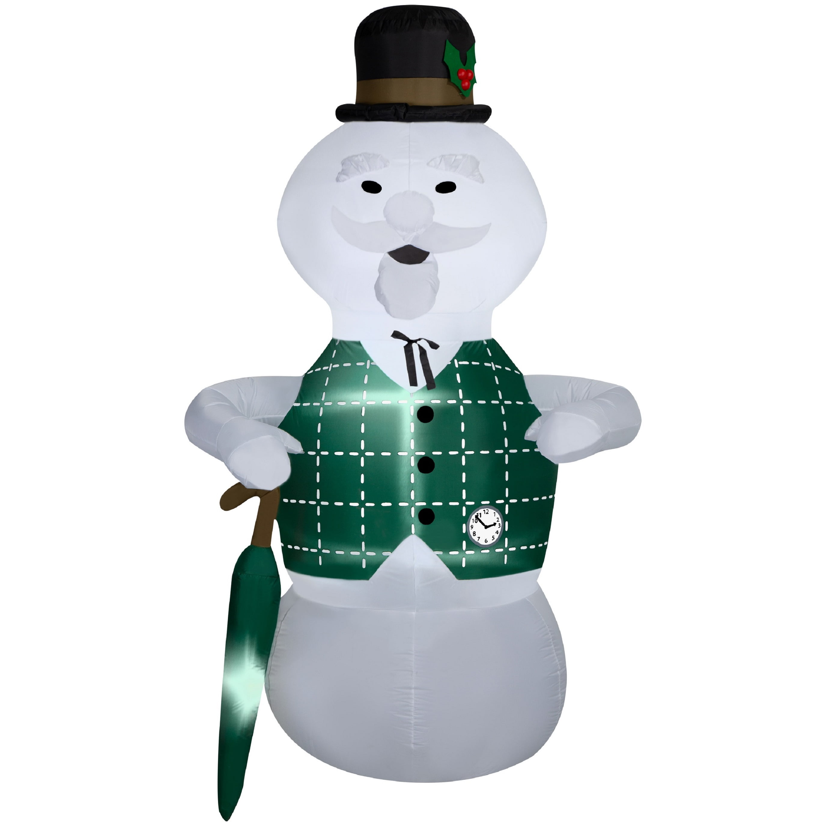 Gemmy 8' Sam The Snowman Rudolph Airblown Inflatable Christmas