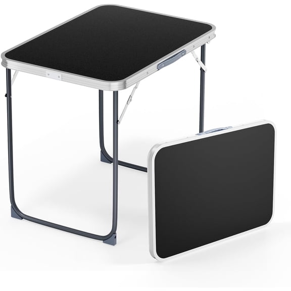 Alpinel 2.3FT Small Camping Table,Portable Camping Table with Carrying Handle, Picnic Table Foldable Table Essentials for Indoor Outdoor