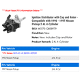 thumbnail image 2 of Ignition Distributor with Cap and Rotor - Compatible with 1996 - 1997 Nissan Pickup 2.4L 4-Cylinder, 2 of 3