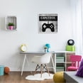 thumbnail image 2 of I Have Control Issues Gaming Phrase Art for Kids Graphic Art White Framed Art Print Wall Art, 2 of 7