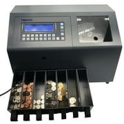 Ribao Technology CS-610S+PRO 7-Pocket Heavy Duty Coin Counter and Sorter