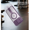 thumbnail image 5 of SURITCH for iPhone 16 Pro Max Case with Stand, Compatible with Magsafe, with Camera Cover and Camera Control Button Protection, Rugged Shockproof Slim Magnetic Protective Covers, Translucent Purple, 5 of 10