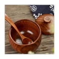thumbnail image 3 of 2 Pcs Wood Spice Jar with Wooden Lid and Spoon Nordic Concise Style Salt Container Salt Bowl Seasoning Box Kitchen Tool, 3 of 5