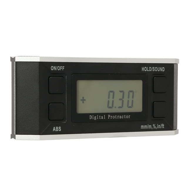 Angle Finder, Inclinometer Fast Reading Angle Measuring Tool High Accuracy High Definition Electronic for Industry for Construction for Woodworking With And Backlight,With No
