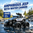 thumbnail image 5 of HNH 1:16 RC Waterproof Monster Truck, Amphibious RC Cars 4WD Remote Control Car Trucks, All Terrain Off-Road Pickup Cybertruck Toy for 6-15 Year Old Boys Girls Kids Gifts, 5 of 10