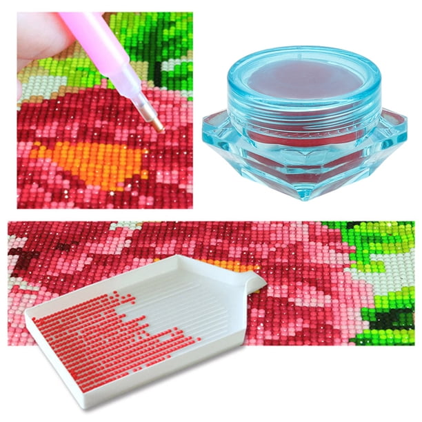 Cuadros Decorativos Point Drill Diamond Painting Clay Barro con caja para pegar Rhinestone Beads Kit Ehuebsd Nuevos Originales