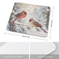 thumbnail image 2 of 10x12 IN Mouse Pad - Cute Christmas Red Bird, Comfortable and Washable, Great for Laptop or Wireless Mouse, Perfect for Women and Boys on Holidays, 2 of 7