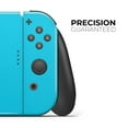 thumbnail image 3 of DesignSkinz Solid Turquoise Blue Full-Body Skin Decal Wrap Cover for Nintendo Switch, 3 of 6