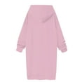 thumbnail image 3 of Women'S Fashion Hoodies & Sweatshirts Long Sleeve Drawstring Hoodies Long Sweater Dress, 3 of 3