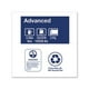 Tork, Advanced Mini-Jumbo Roll Bath Tissue Septic Safe, 2-Ply, White, 3