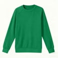 thumbnail image 5 of HAiming Womens Tops Crew Neck Long Sleeve Solid Color Shirts Casual Trendy Clothes Workout Basic Tee, 5 of 6