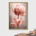 thumbnail image 2 of wall26 Framed Canvas Wall Art - Closeup of Lotus Flower - Gallery Wrap Modern Home Art | Ready to Hang - 24"x36" Natural, 2 of 5