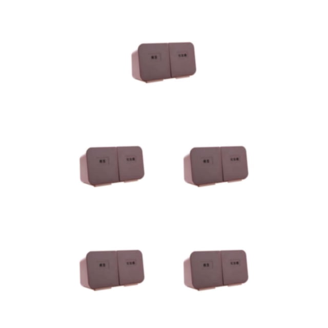 Bewildely Organizador de plástico fácil de limpiar, caja de almacenamiento multifuncional para cuarto de baño o cosméticos, contenedor Type2 NO2