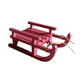 thumbnail image 4 of Trineo de madera Escena Modelo DIY Artesanía Muebles Decoración Accesorios Casa de muñecas Decoración Simulación para niños Niños Niñas Niños pequeños Rojo Baoblaze Trineo de casa de muñecas, 4 of 8
