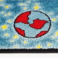 thumbnail image 4 of Ladole Rugs Universe Theme Innovative Indoor Kids Area Rug Carpet in Blue and Yellow, 6x9 (6'2" x 9'2", 190cm x 280cm), 4 of 4