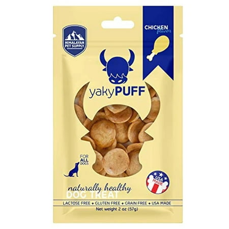UPC: 0853012004760 | Himalayan Pet Supply yakyPUFF Himalayan Cheese Treats Lactose free Gluten Free Grain free A For All Breeds Chicken Flavor (532013)