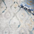 thumbnail image 6 of SAFAVIEH Meadow Doncho Diamond Area Rug, Grey/Blue Gold, 9' x 12', 6 of 7