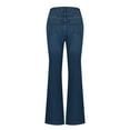thumbnail image 5 of Jjayotai Women's High Waisted Jeans Clearance, Wide Leg Button Fly Bell Bottoms, Flared Denim Pants Blue-5 M, 5 of 9