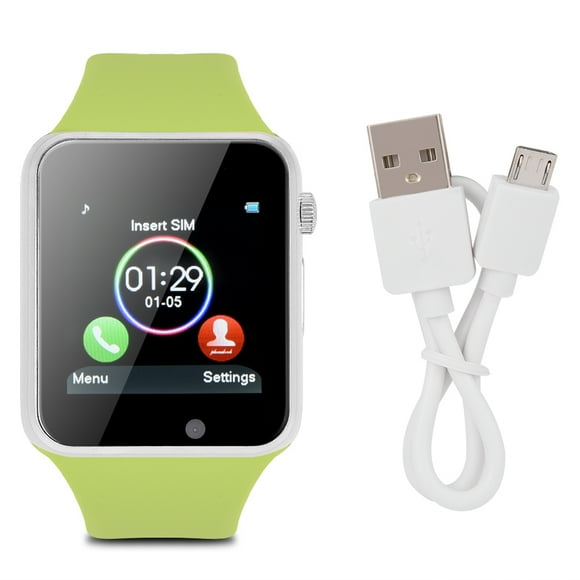 ZOUSSIQI Smart Fashionable Bluetooth Watch Dial Call Pedometer Music Player with Touch Screen (Green) EL225#41053