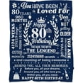 thumbnail image 1 of LHSHID 100th Birthday Gifts for Women 100th Birthday Blanket 100 Year Old Birthday Gifts for Granma Mom Wife Sister Birthday Gifts for Women Happy 100th Birthday Party Decorations 50x60in, 1 of 6